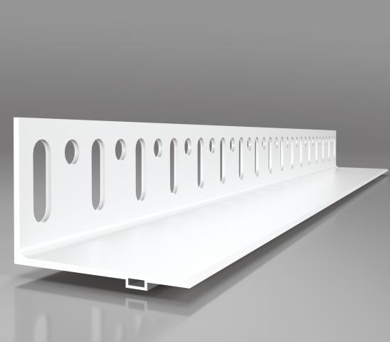 Cornière.Rail départ LW.L 200x10x4cm PVC pièce 2mètres
