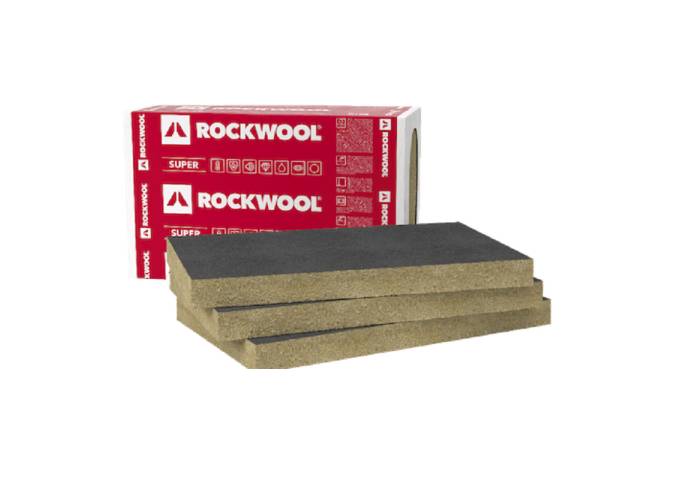 Rockwool VENTIROCK F Super 033 10cm 4panneaux 100x60mètre Isolant laine de roche ballot 2.40m²