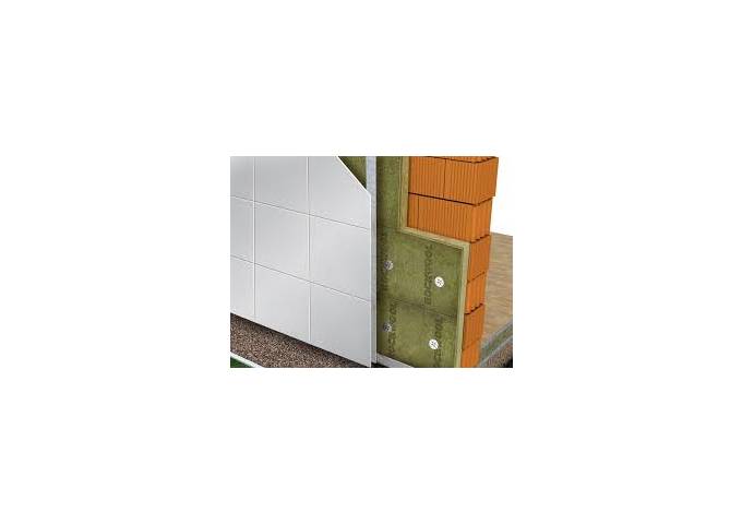 Rockwool VENTIROCK F Super 033 10cm 4panneaux 100x60mètre Isolant laine de roche ballot 2.40m²