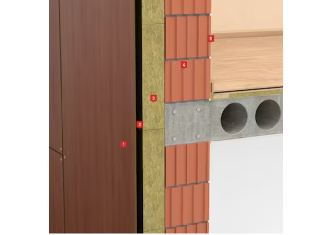 Rockwool VENTIROCK F Super 033 16cm 3panneaux 100x60mètre Isolant laine de roche RF ballot 1.80m²