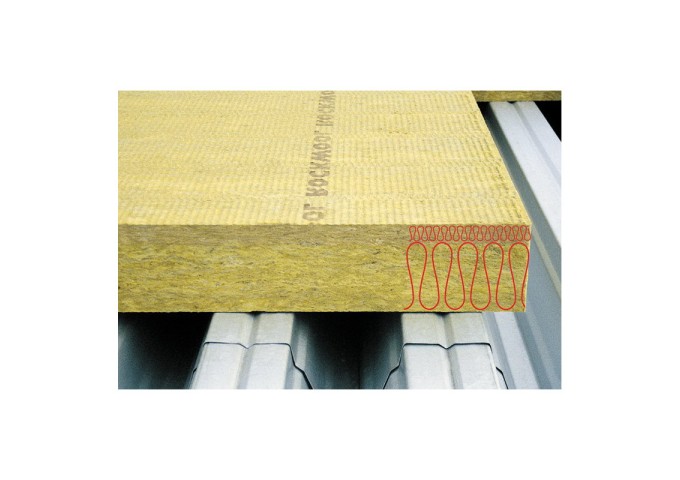 Rockwool Monrock Max E 10cm Isolant laine de roche RIGIDE pour Toiture plate RF panneau 2.46m²