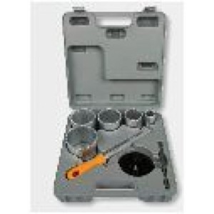 Set de 5 scies à cloche diamantée de diamètre 33 à 83mm Hardy