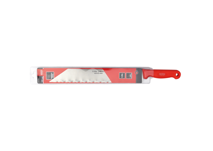 Couteau pour couper Isolants laine minérale 340mm avec poignée en résine Modeco pièce