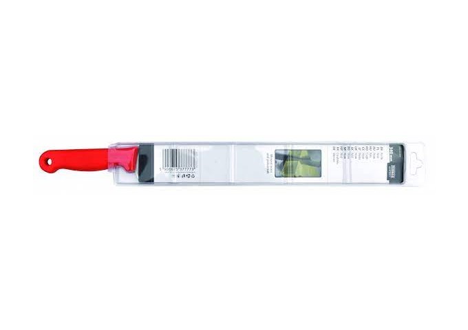 Couteau pour couper Isolants laine minérale 340mm avec poignée en résine Modeco pièce