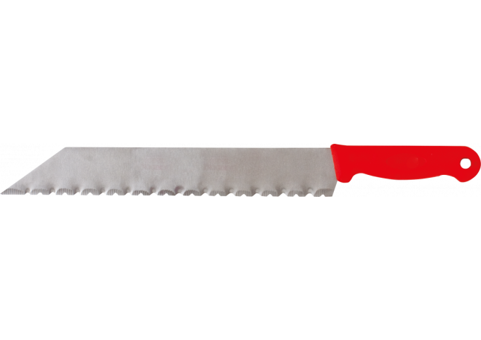 Couteau pour couper Isolants laine minérale 340mm avec poignée en résine Modeco pièce