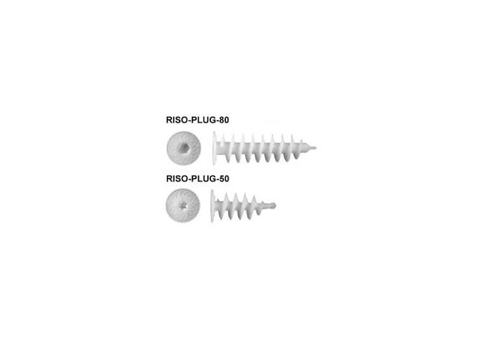 BLISTER Chevilles Spirale 28x55mm pour fixations dans isolant Rawlplug 4pièces
