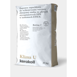 Kerakoll Klima U colle pour le collage et enduisage Isolants EPS/ palette 48 sacs x 25Kg= 1200Kg