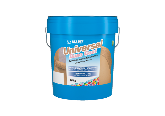 Mapei Universal Base Coat Blanc Primer prévu avant pose crépis Mapei seau 20Kg