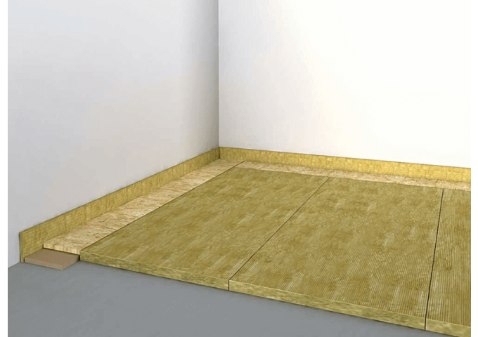 Rockwool STEPROCK Plus 2cm Panneau laine de roche RIGIDE pour SOLS Ballot 7.2m²