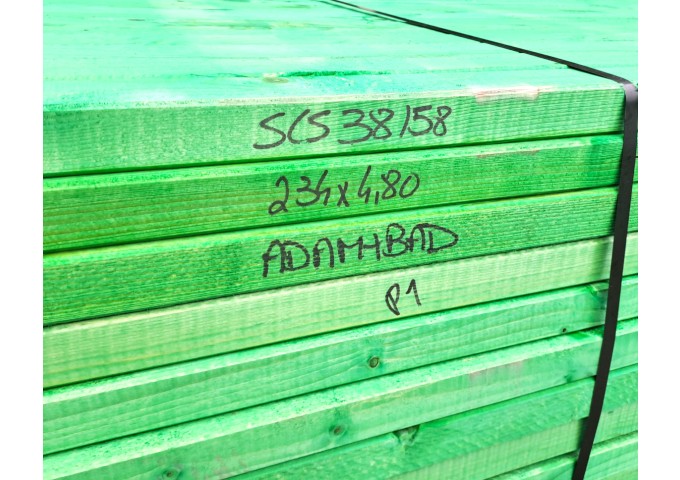 Chevron SLS . CLS 38x58mm TRAITE pièce 4.8mètres