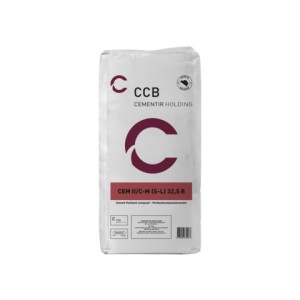 Ciment Gris CCB CEM II-B-M (S-L) 32.5 / sac PE 25kg