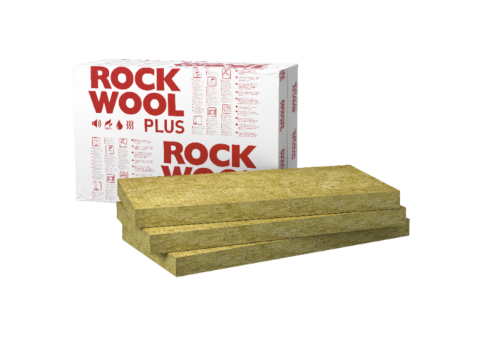 Rockwool Rockmin Plus 16cm Isolant laine de roche en PANNEAU semi.rigide RF ballot 3.66m²