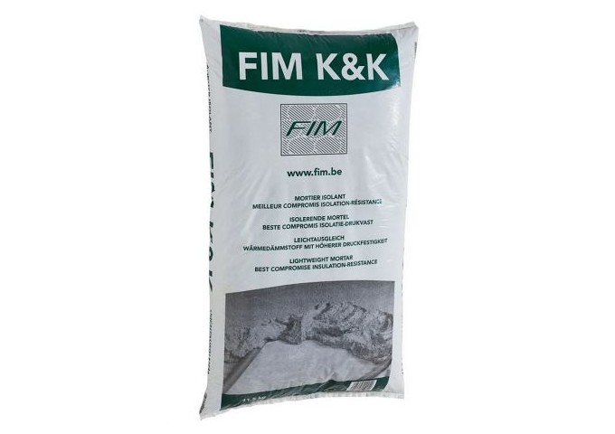Mortier d'isolation FIM K K pour sol sac 60Litres