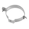 Collier en zinc charnière rond a visser pièce
