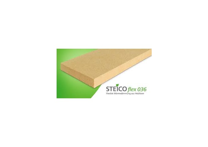 Steico Flex 036 isolant 10cm semi.rigide laine bois ballot 2.8m2