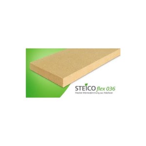 Isolant laine bois SEMI-RIGIDE 10cm Steico Flex 036 / ballot 2.8m²