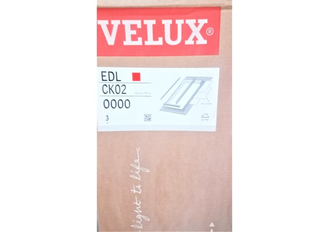 Raccord 55x78cm ardoise VELUX EDL CK02 gris pièce