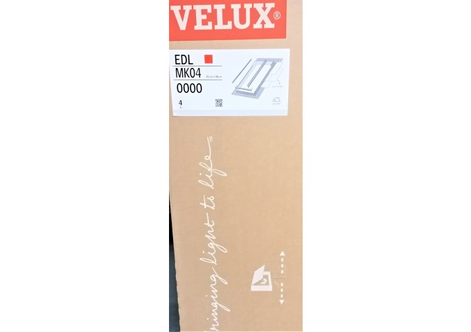 Raccord 78x98cm ardoise VELUX EDL MK04 gris pièce