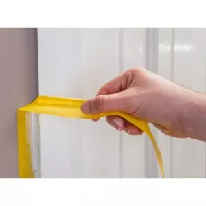 Tape - Ruban adhésif 25mm jaune pour travaux peinture *572* Scley/ rouleau 33mètres