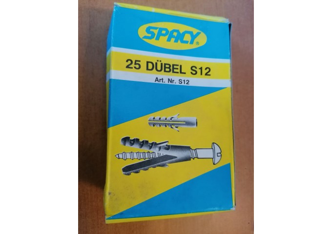 Chevilles 12mm x 80mm Spacy boite 25pièces