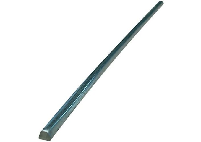 Baguette de zinc de soudage en triangle 44cm 0.238kg pièce