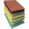 Roofing sous.couche Ardoisé 2.5mm Expert W PV Super SBS Matizol Rouleau 15m²