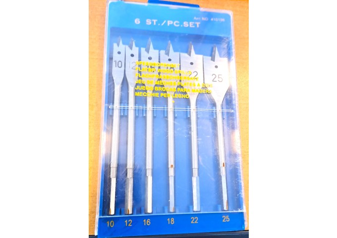 Set de 6 mèches a bois