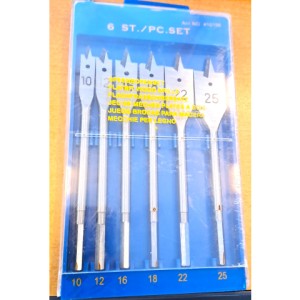 Set de 6 mèches a bois