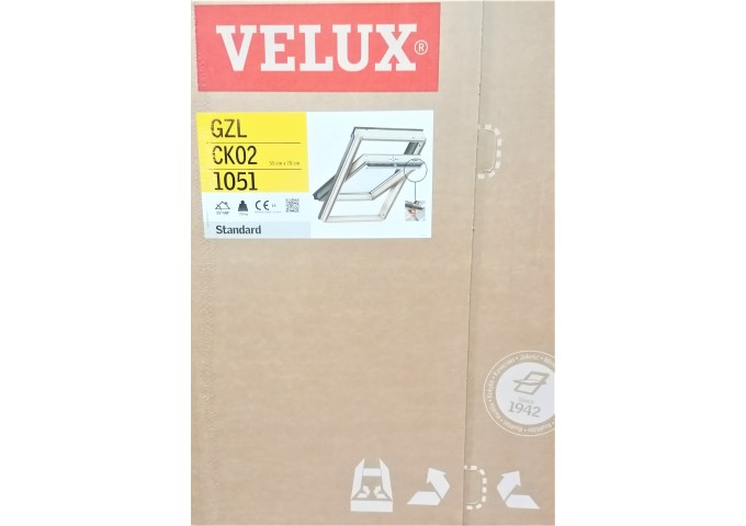 Fenêtre de toit Velux en bois 55x78cm GZL CK02 1051 pièce