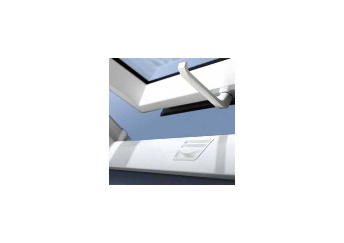 Fenêtre toit PVC 78x98cm Blanc Fakro PTP.V.U3 Rotation sans raccord pièce