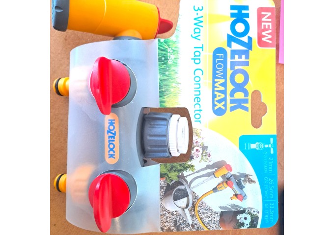 Sélecteur 2 circuits + robinet pour tuyau d'eau pièce