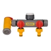 Sélecteur 2 circuits + robinet pour tuyau d'eau pièce