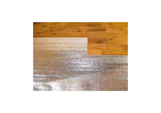 Isolant de sol 3mm Sunflex Foam avec membrane Aluminium rouleau 50m²