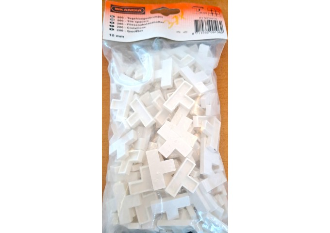 Croisillons 10mm en T Skandia sachet 200pièces