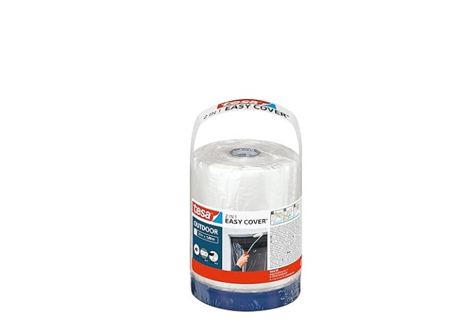 Film de protection avec adhésif 14x0.55mètre rouleau 7.7m²
