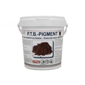 PIGMENTS BRUN pour mortier et béton PTB/ pot 0.75kg