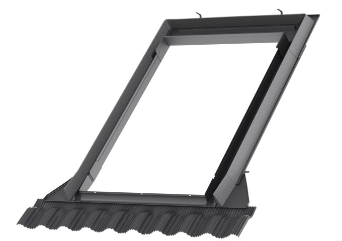 Raccord 134x98cm tuile VELUX EDW UK04 gris pièce