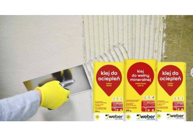 Colle GRISE WEBERBASE UNI W pour le collage et enduisage Isolants EPS et Laine Minérale palette 42 sacs x 25Kg 1050Kg