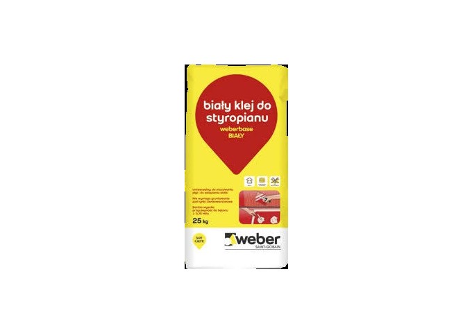 Colle BLANCHE WEBERBASE BIALY pour le collage et enduisage Isolants EPS palette 42 sacs x 25Kg 1050Kg