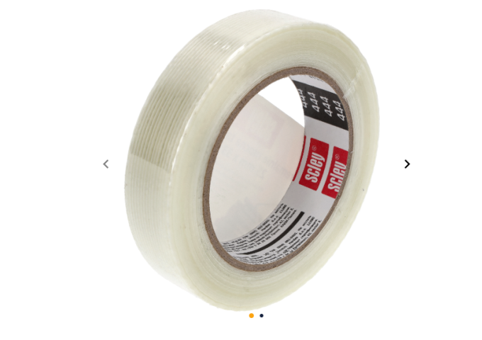 Tape . Ruban adhésif 25mm 444 Scley Rouleau 33mètres