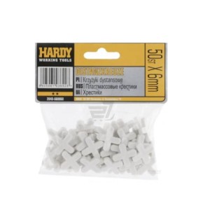 Croisillons carrelage 6mm Hardy/ 50pièces
