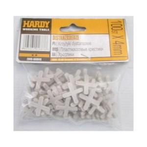 Croisillons carrelage 4mm Hardy/ 100pièces