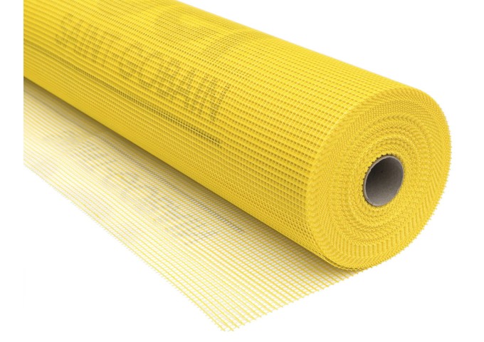 Filet treillis Armature jaune WEBER PH913 pour facade 145gramme rouleau 55m²