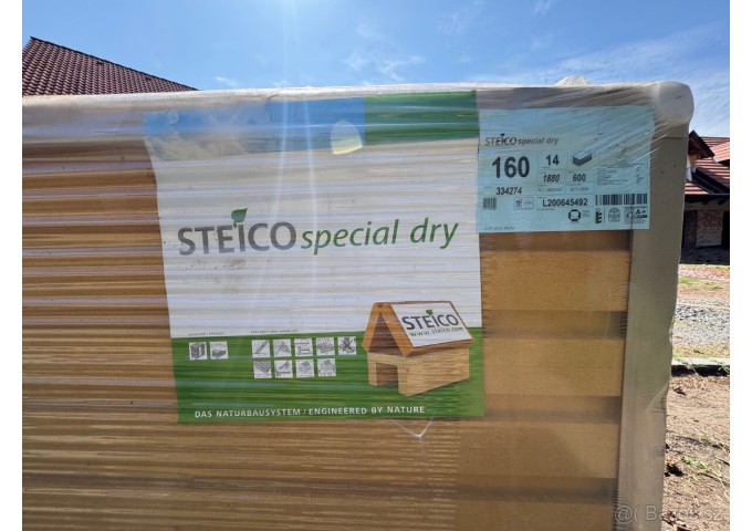 Isolant laine bois RIGIDE 18cm Steico Special Dry 1880x600mm T&M panneau 1.128m²