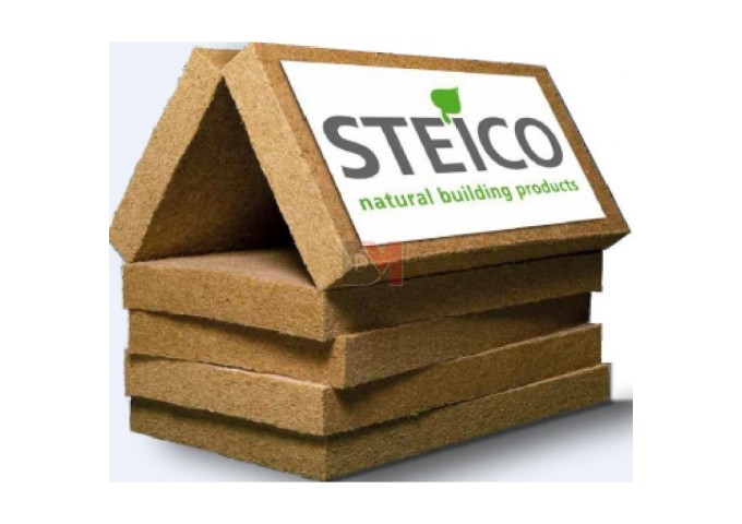 Isolant laine bois RIGIDE 8cm Steico Special Dry 1880x600mm T&M panneau 1.128m²