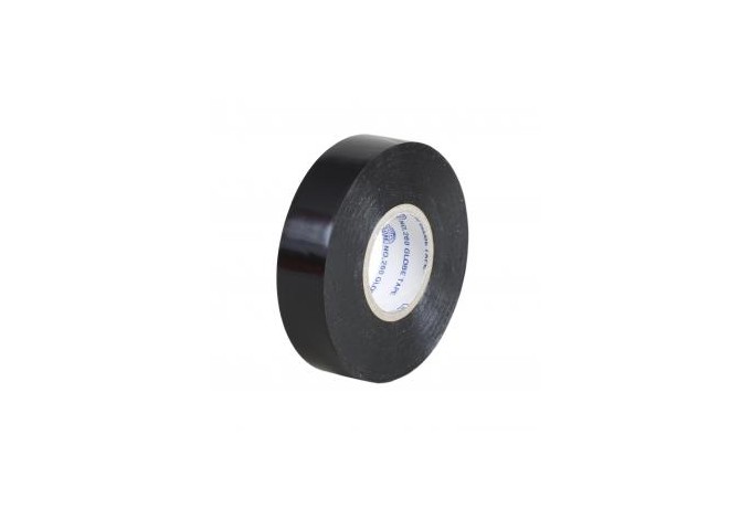 Tape . Ruban adhésif 19mm couleur noire *924* Scley Rouleau 20mètres