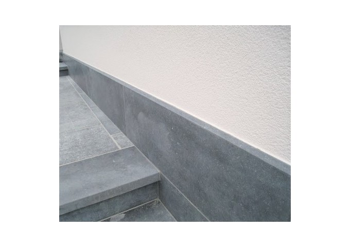 Sous.bassement 100x35x3cm Vietnam pierre bleue Scie Meule+chanfrain piece