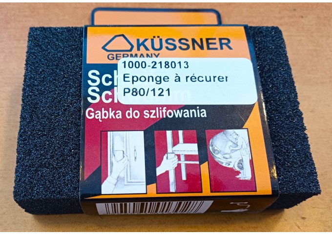Eponge à récurer.poncer P80 121 Kussner pièce