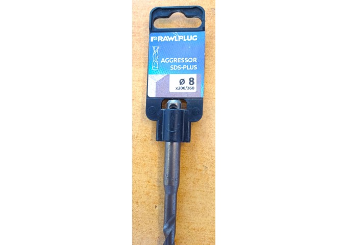 Mèche SDS+ Agressor 8x260x200mm Rawlplug pièce