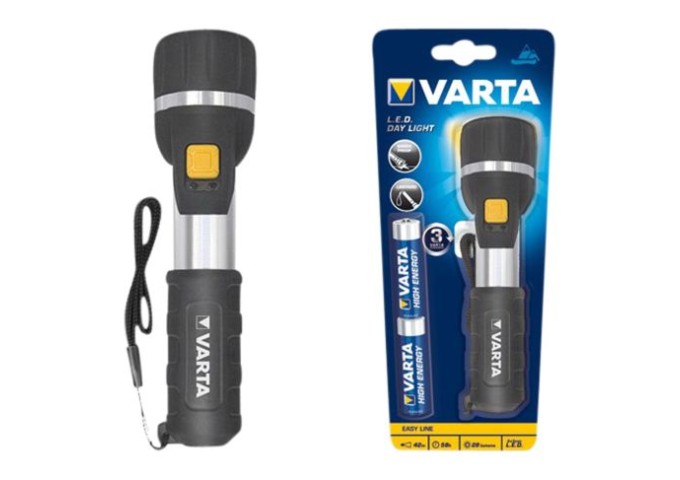 Lampe de poche LED DAY LIGHT 2 AA Varta pièce